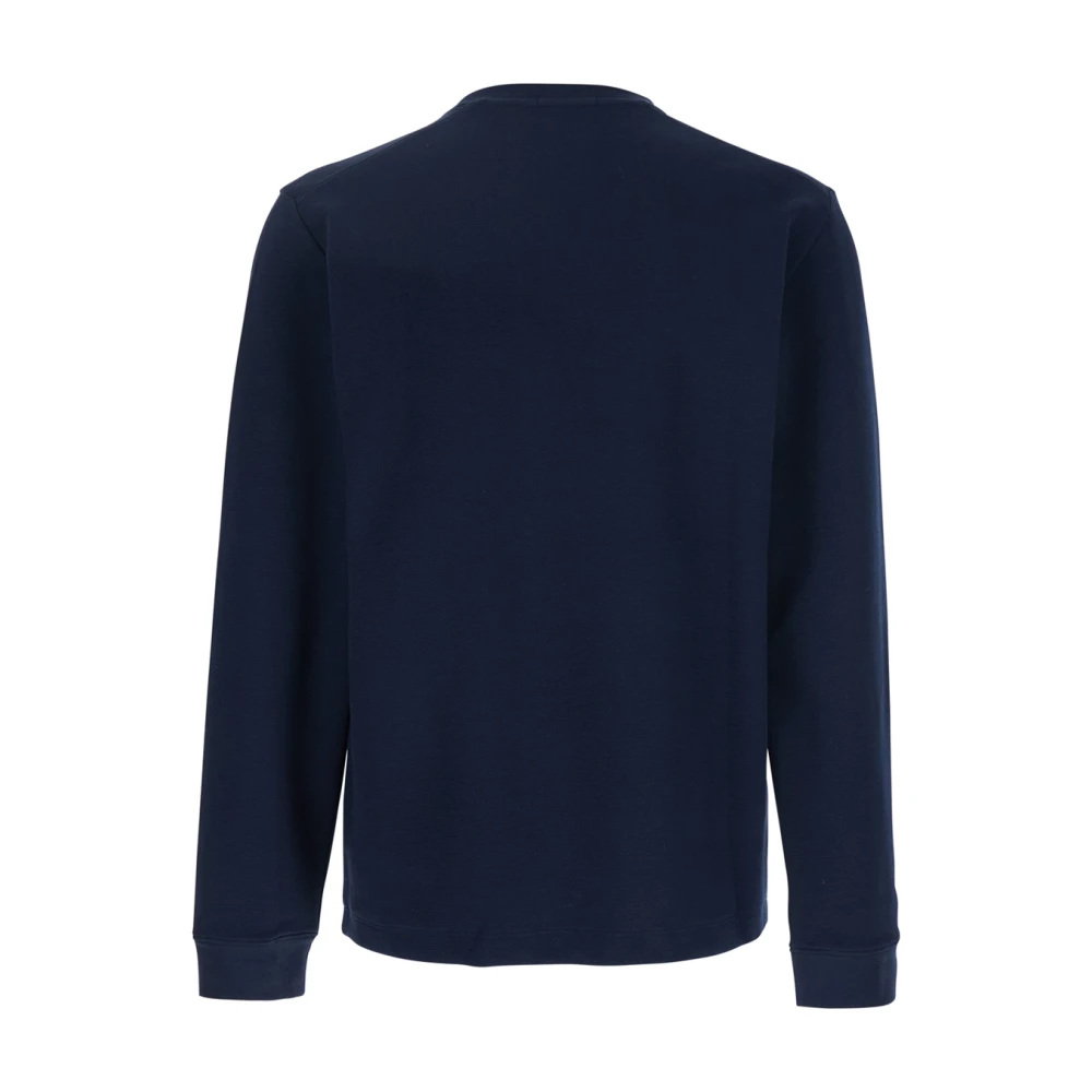 Theory Double PI Sweaters Blue Heren