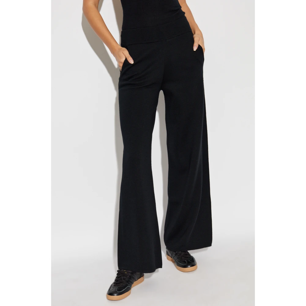 Max Mara Wijde broek Black Dames