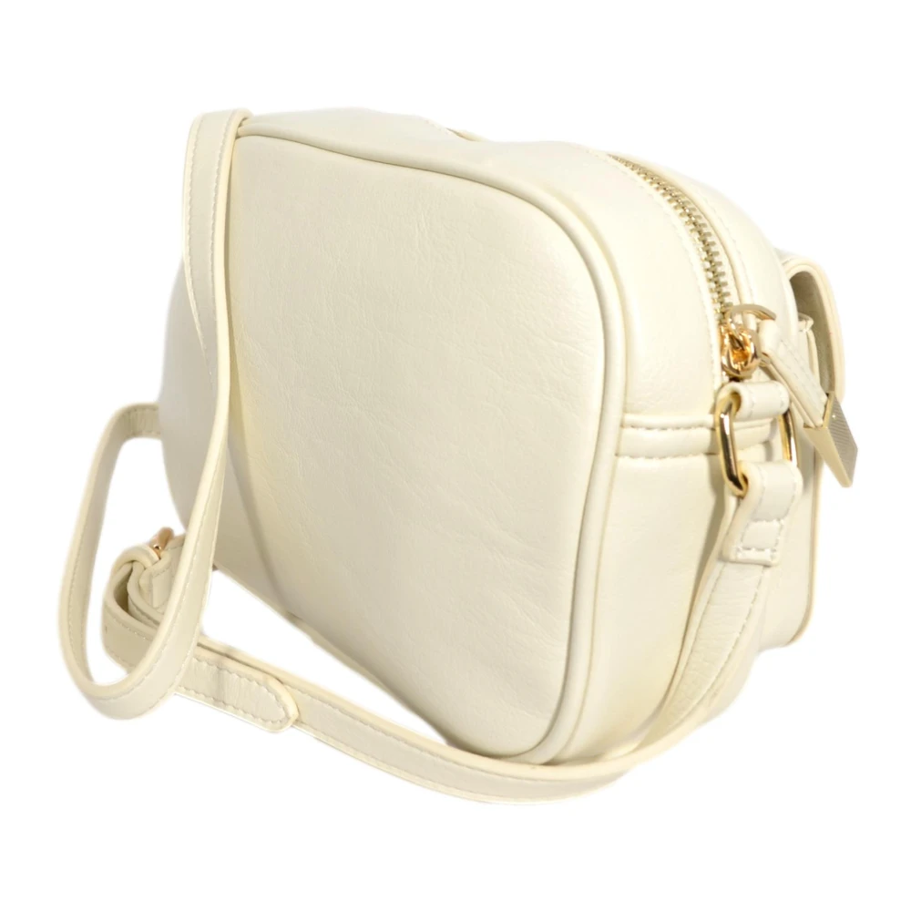 Gaëlle Paris Ivoor Camera Tas Cargo in Eco-leer White Dames