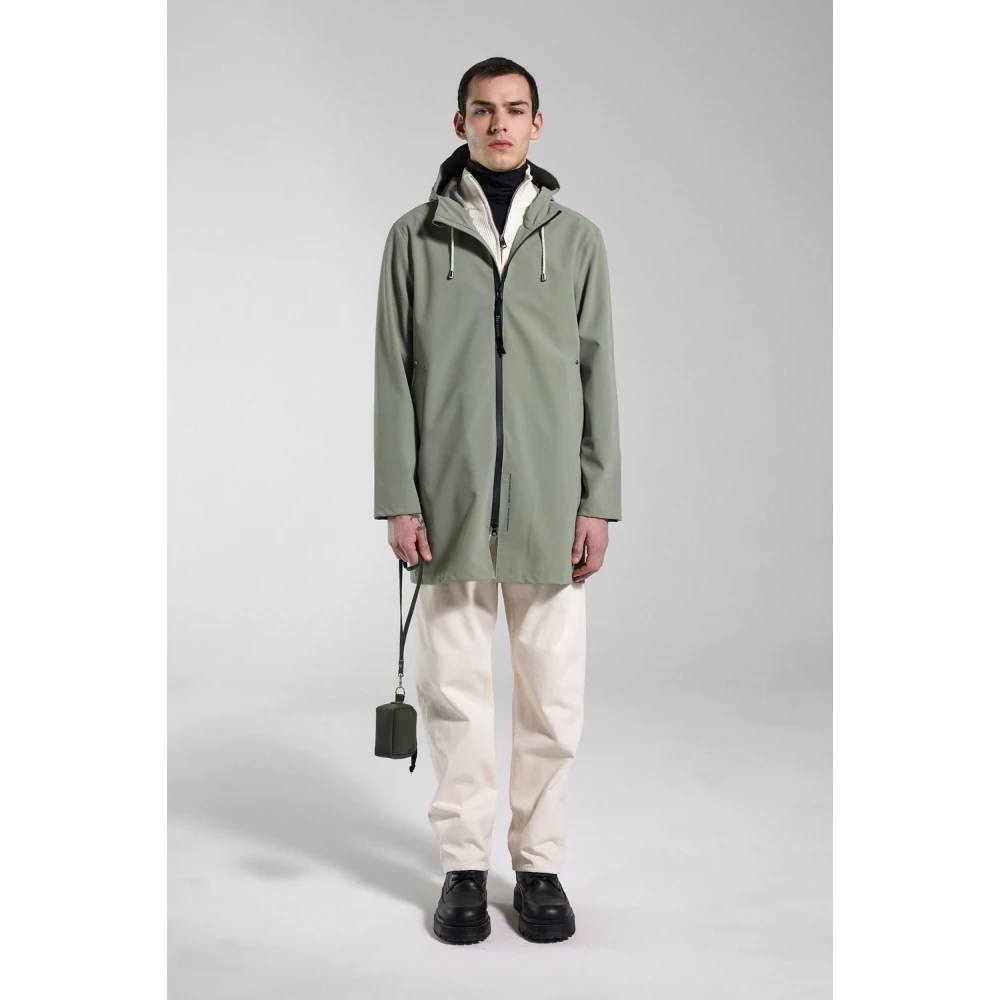 Stutterheim Lichtgewicht Waterdichte Regenjas Green Heren