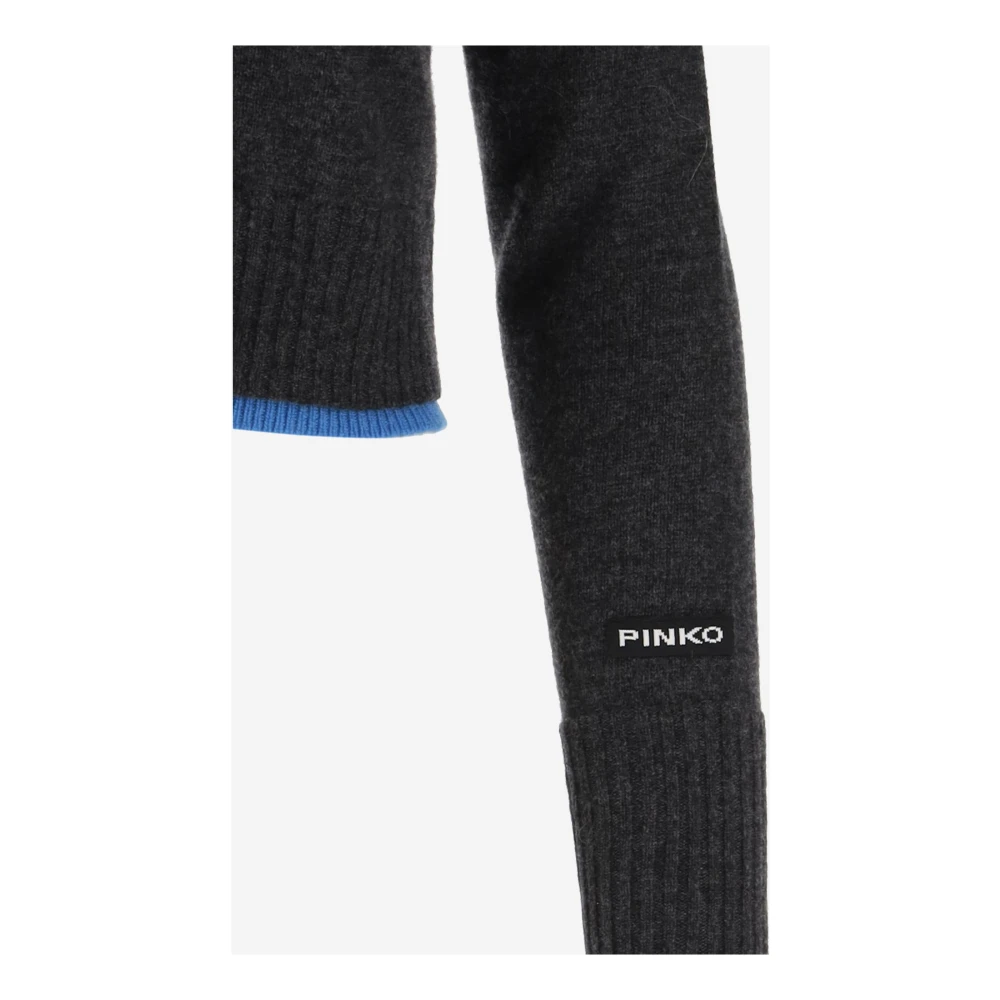 pinko Wol Kasjmier V-Hals Cardigan Grijs Gray Dames