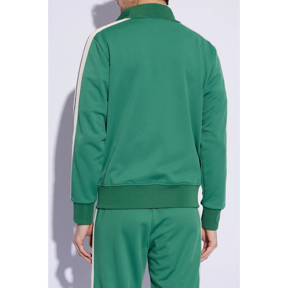 Palm Angels Sweatshirt met geborduurd logo Green Heren