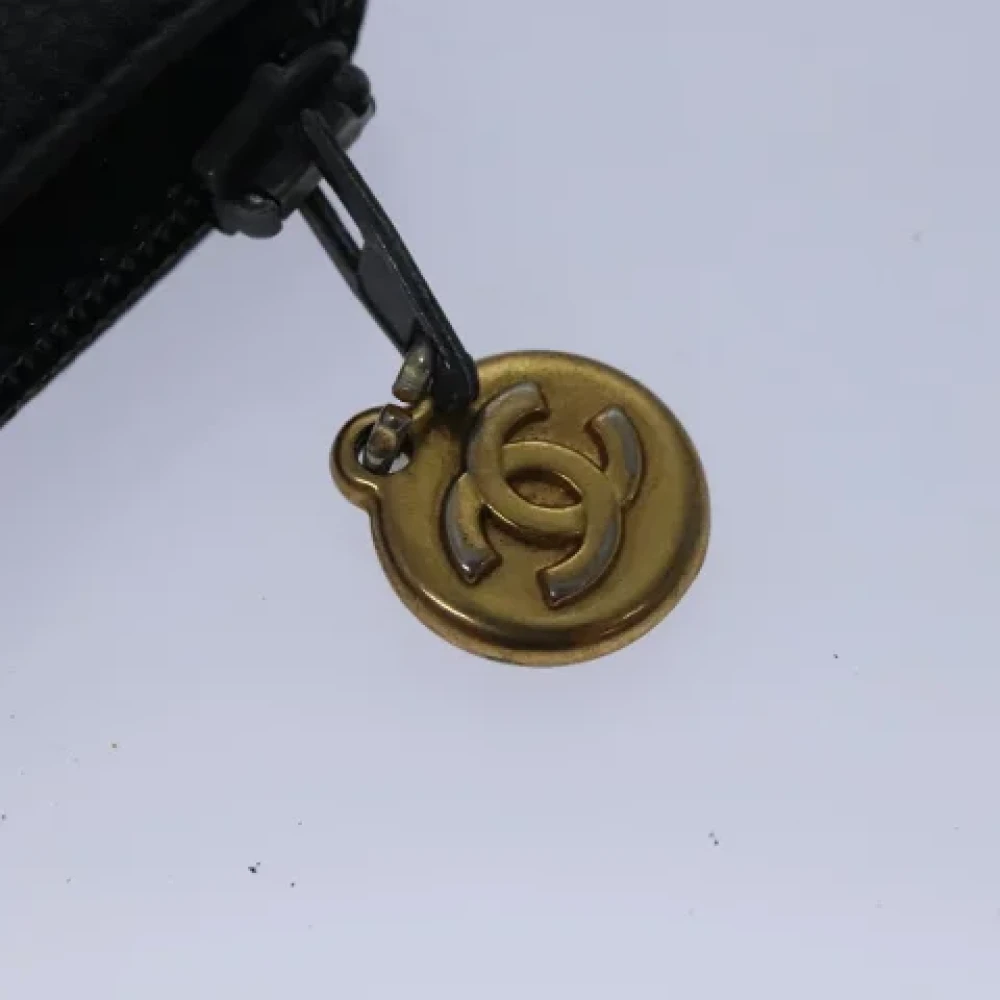 Chanel Vintage Pre-owned Leather key-holders Black Dames