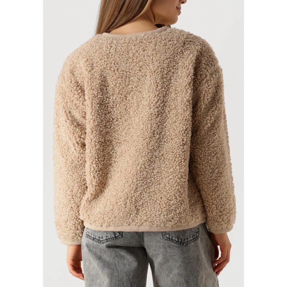 Co'Couture Teddy Jack Ultieme Stijl en Comfort Beige Dames