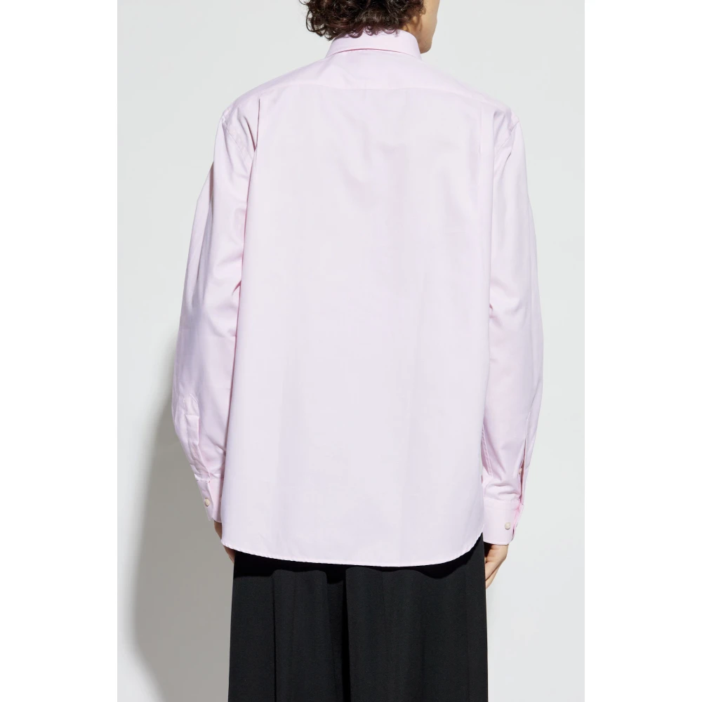 PAUL & SHARK Katoenen shirt met zak Pink Heren