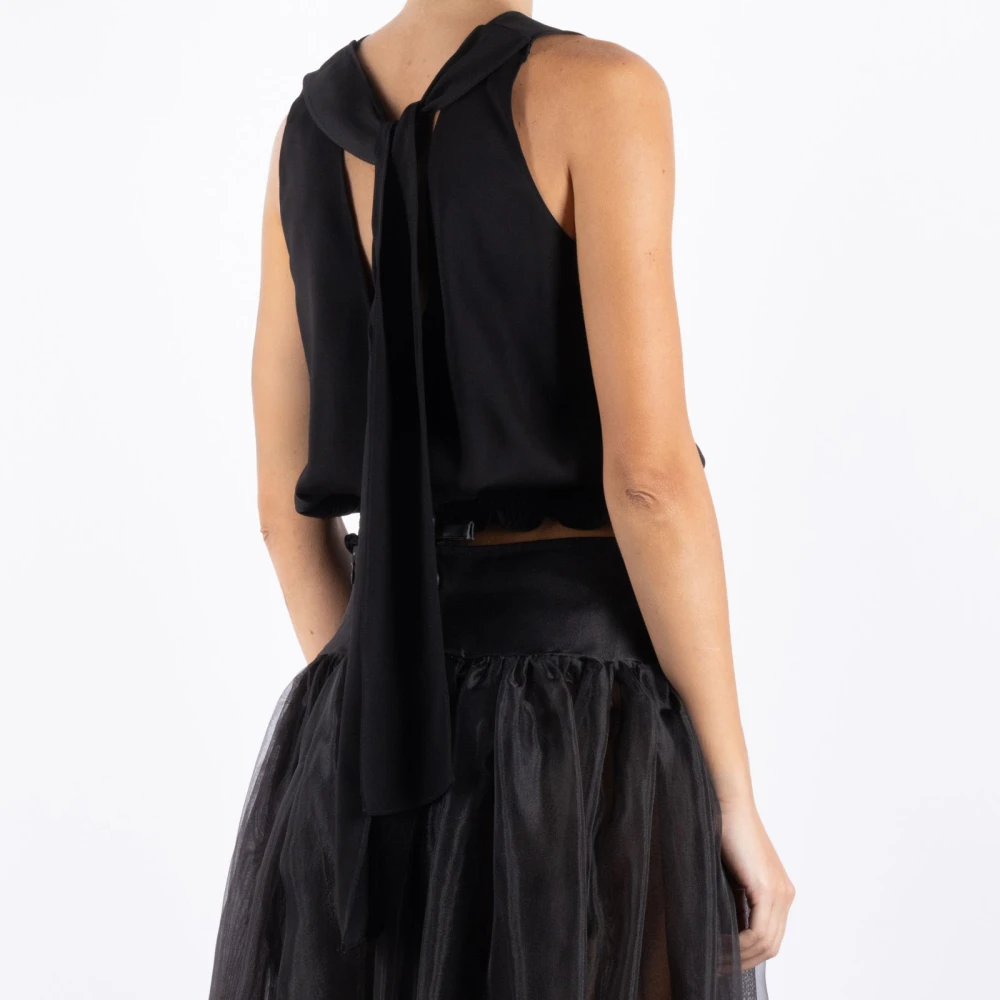 The Garment Elegante Zwarte Jurk Black Dames