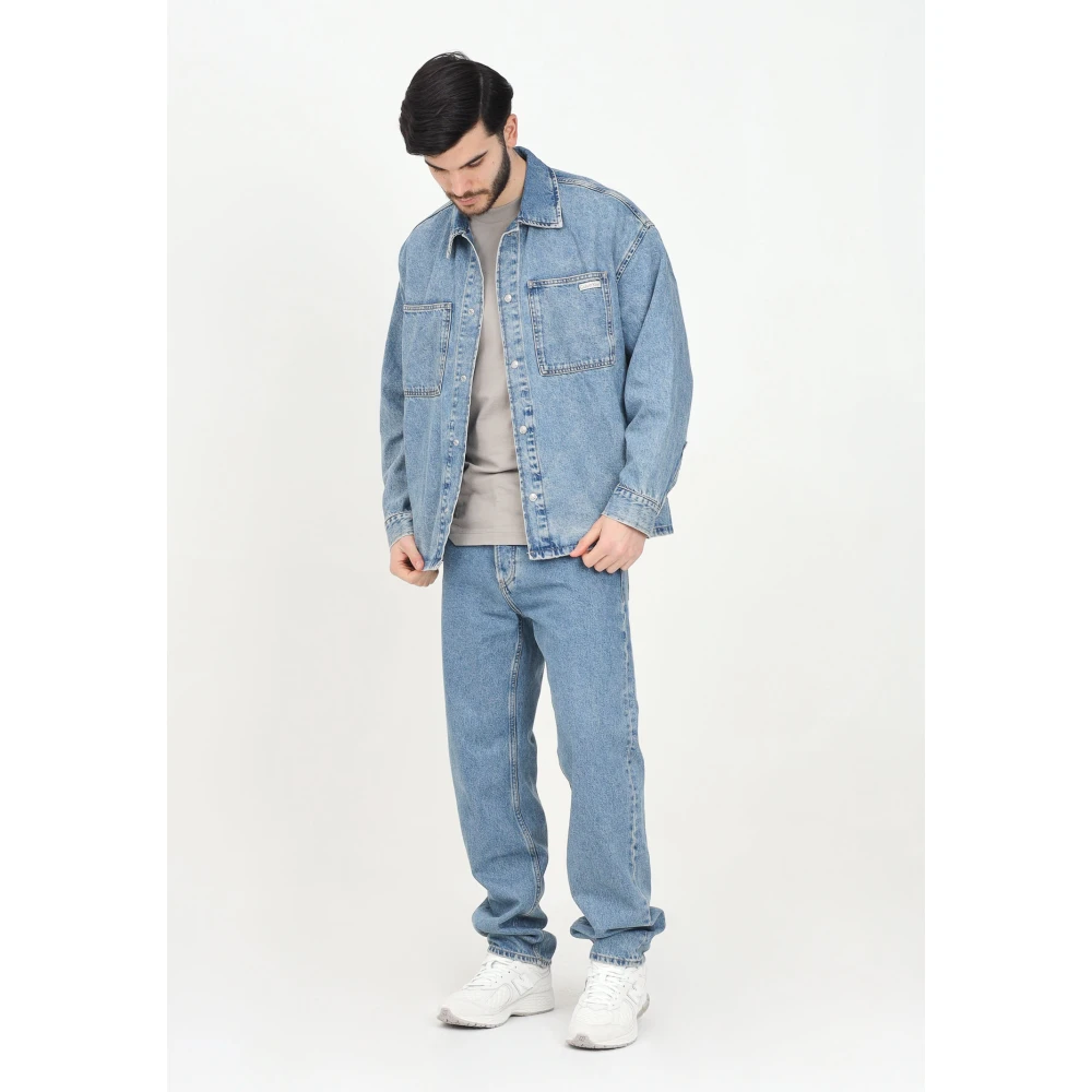 Calvin Klein Jeans Klassieke Denim Jeans voor Mannen Blue Heren