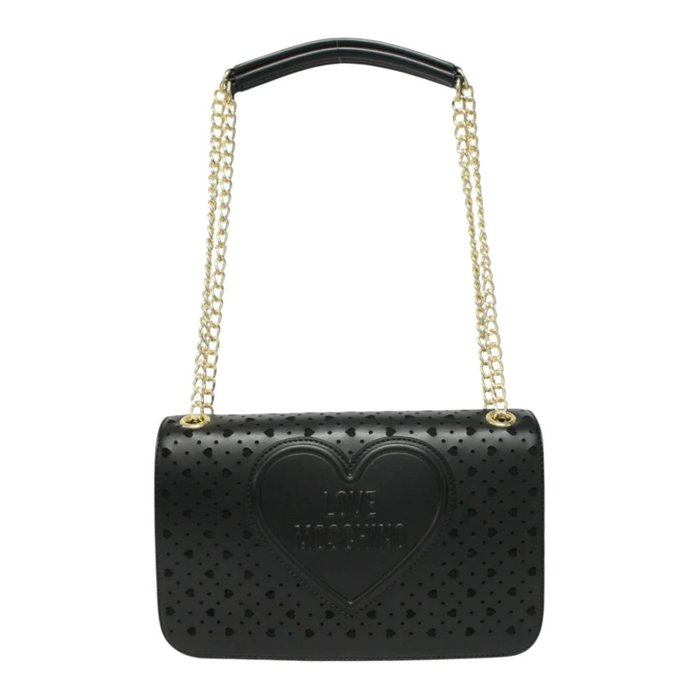 Love Moschino Women's Black Shoulder Bags, One Size, Shoppers