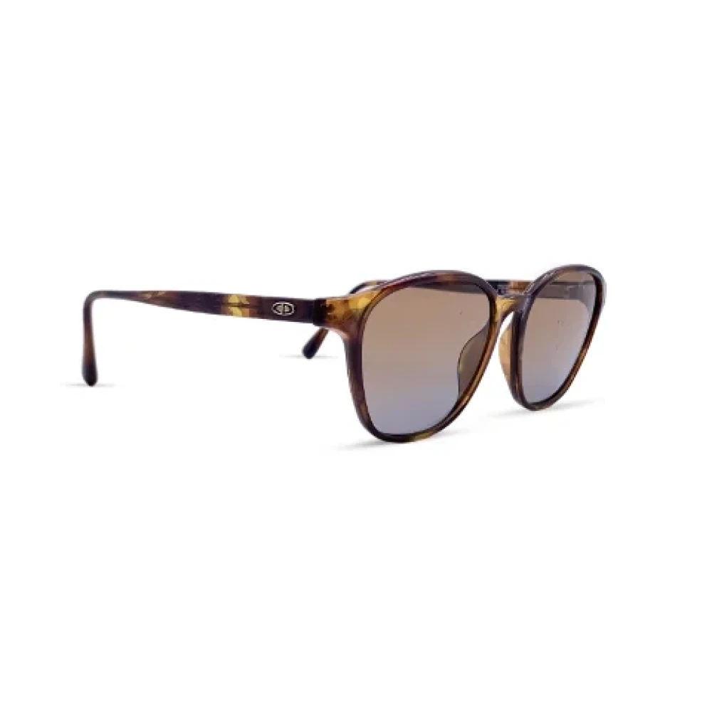 Dior Vintage Pre-owned Plastic sunglasses Brown Dames