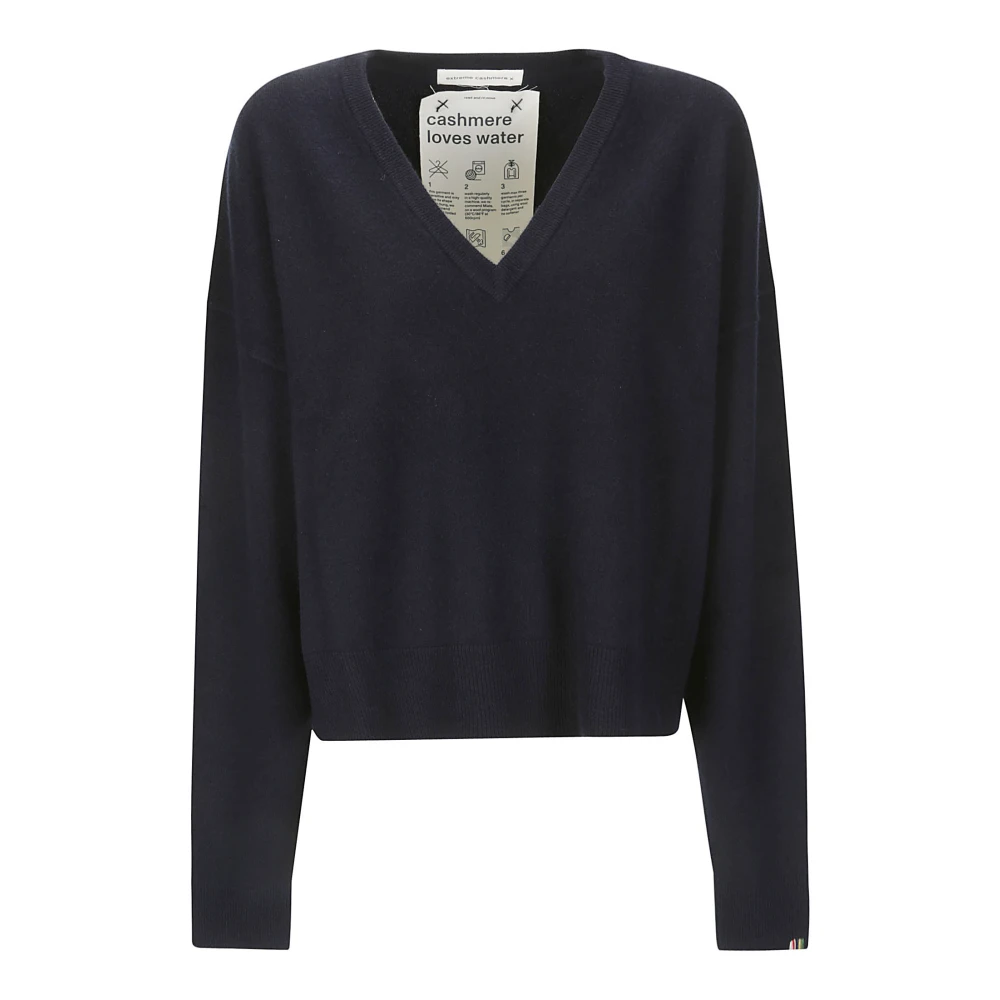 Extreme Cashmere Gezellige Coclash Sweater in Diverse Kleuren Blue Dames