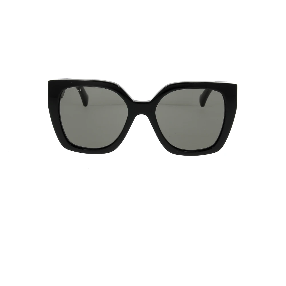 Gucci Women's Black Sunglasses, 55 Mm, Square Sunglasses