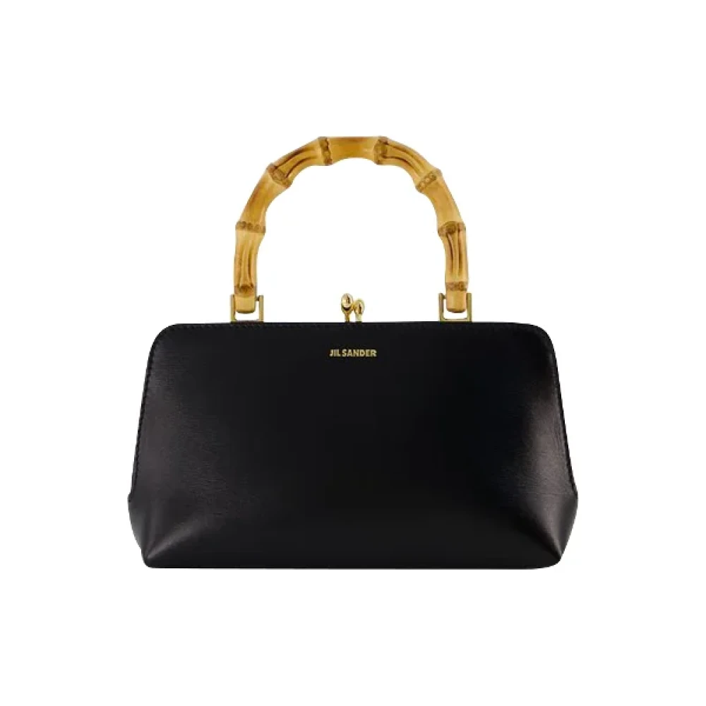 Jil Sander Leather handbags Black Dames