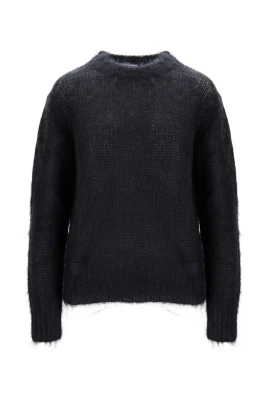 Mohair Blandning Långärmad Tröja