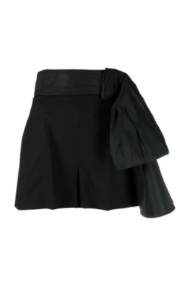 Shorts med rosett i midjan