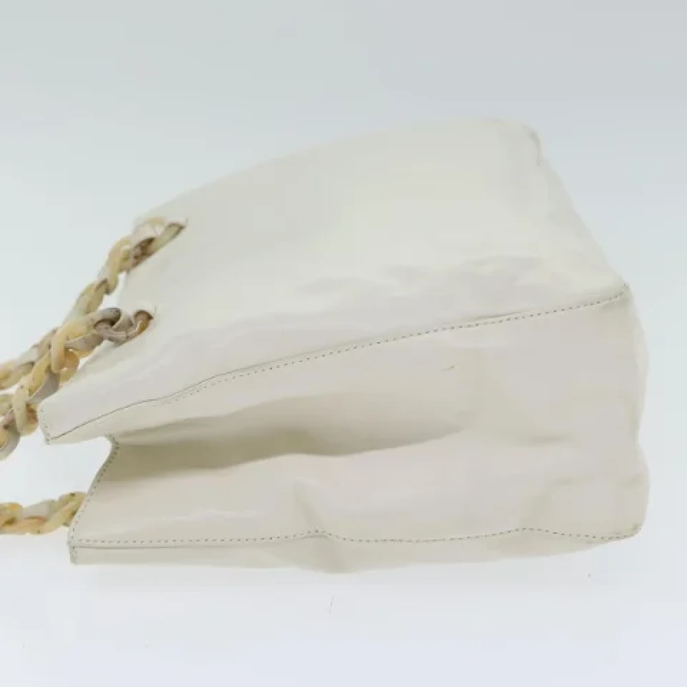 Prada Vintage Pre-owned Leather prada-bags White Dames