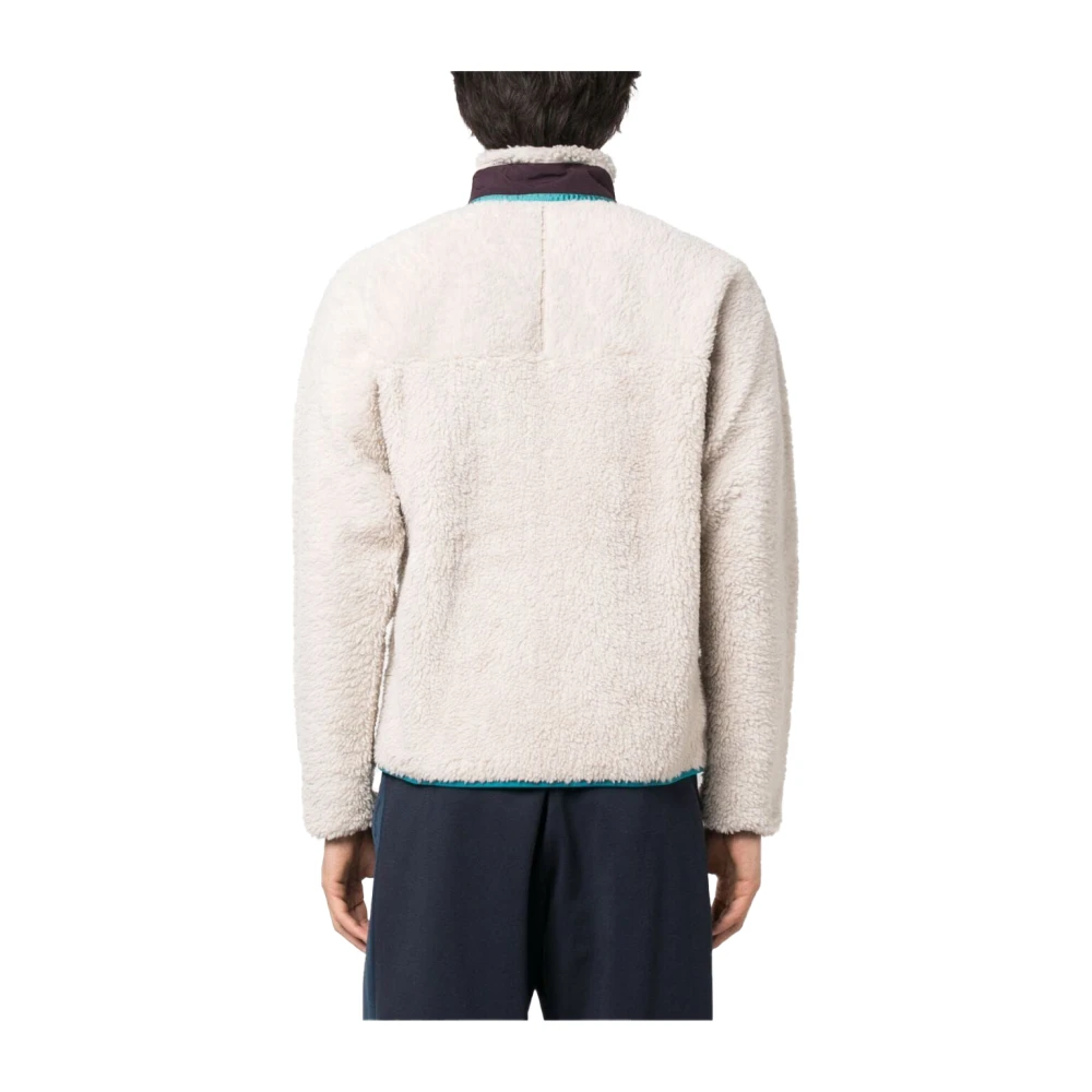 Patagonia Retro Furry Fleece Jas White Heren