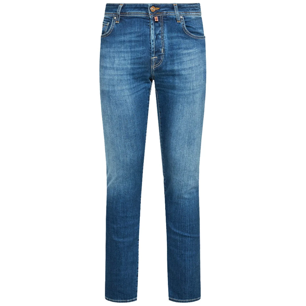 Jacob Cohën Slim Fit Vervaagde Effect Jeans Blue Heren