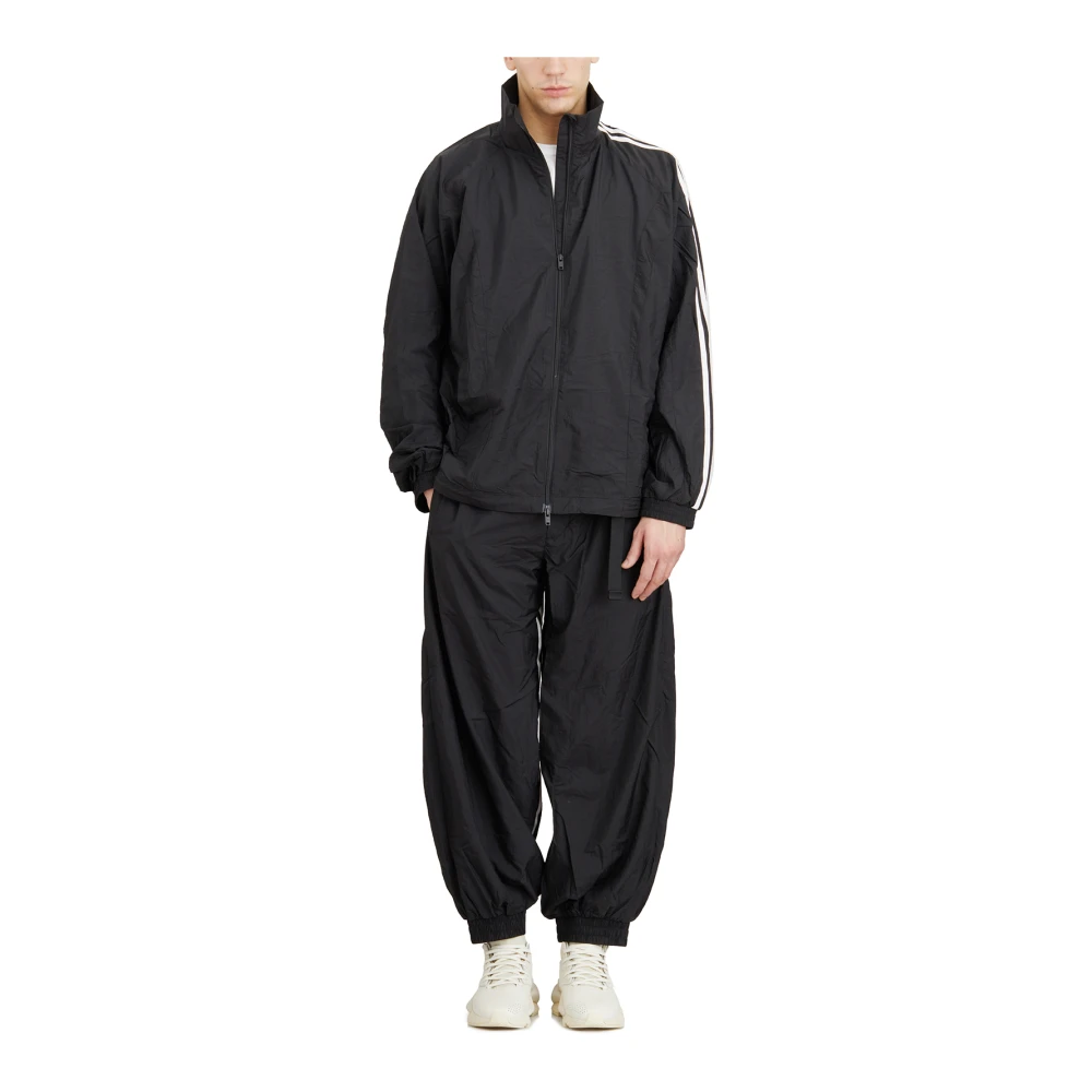 Y-3 Nylon Jogger Broek Black Heren