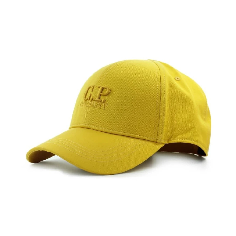 C.p. Company Streetwear Baseball Cap med integrerade goggles Yellow, Herr