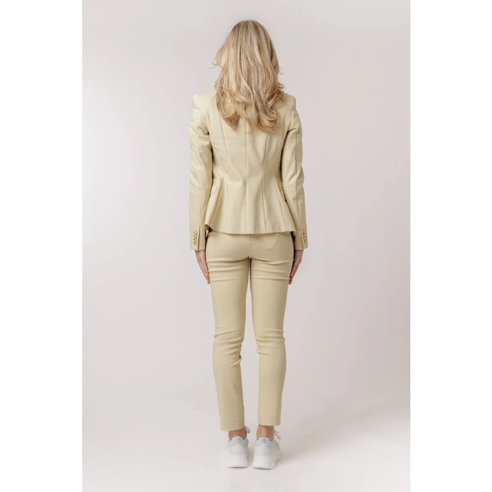 Josh V Pistache Slim Fit Broek Green Dames