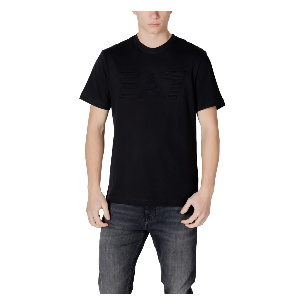 Emporio Armani Ea7 Men's Black Round Neck T-Shirt Extra Large
