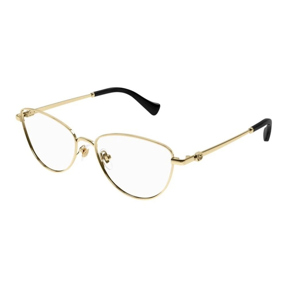 Gucci Women's Yellow Glasses, 55 Mm, Cat Eye Optical Frame