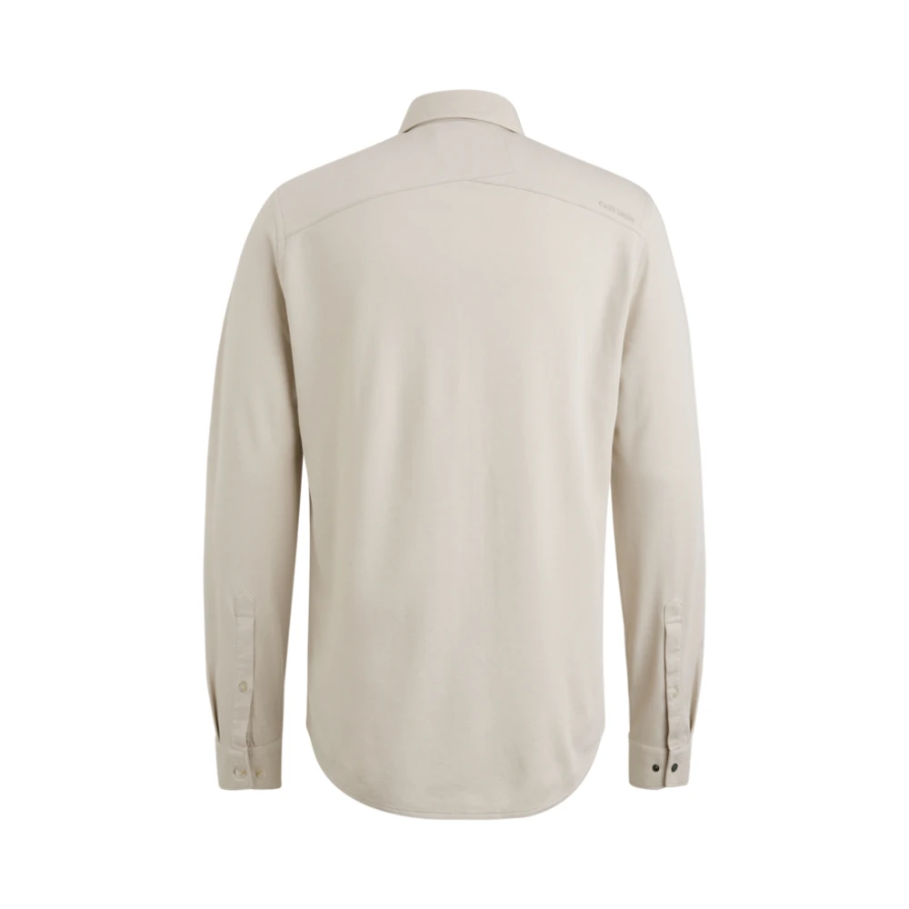 Cast Iron 2 Tone Interlock Jersey Shirt White Heren