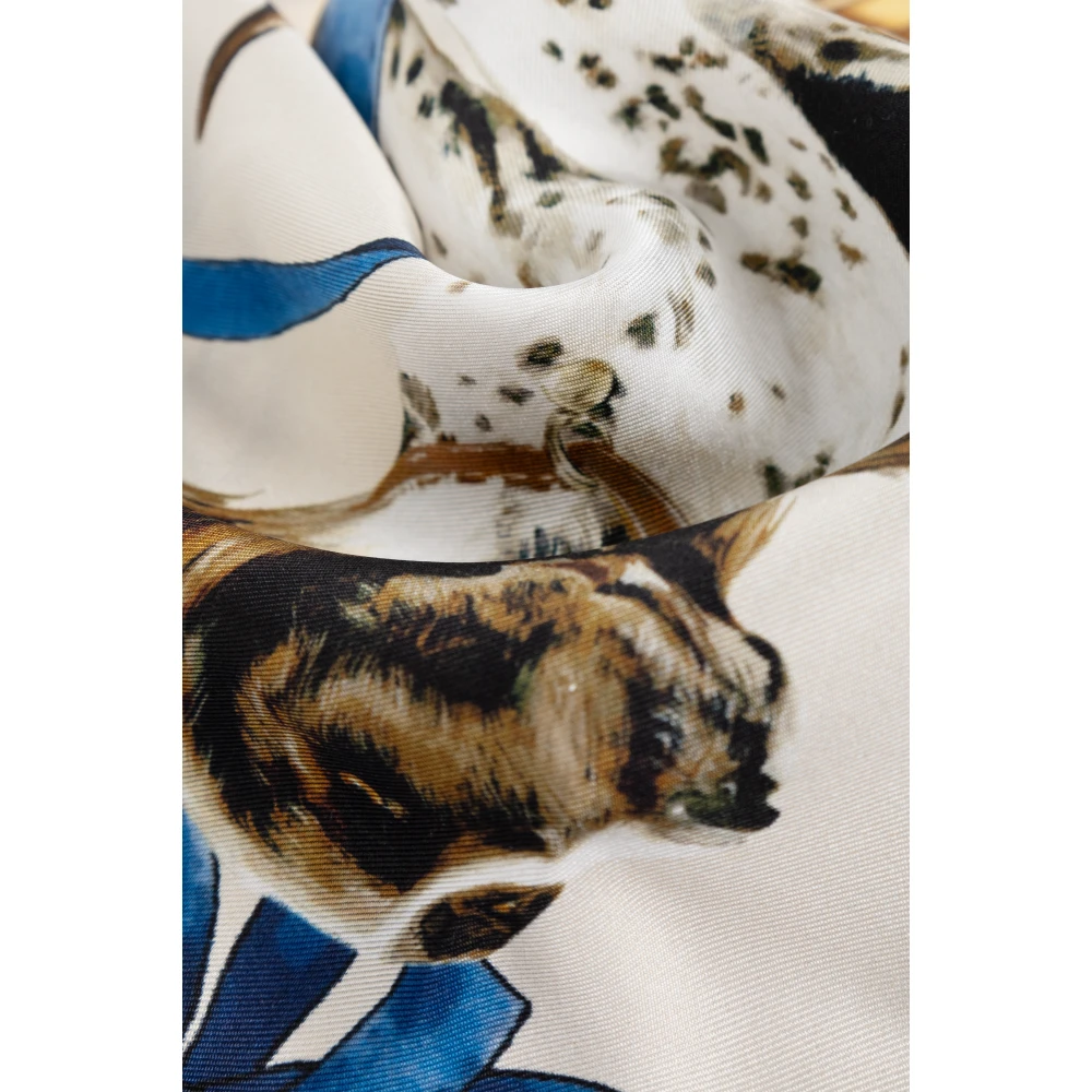 Dolce & Gabbana Zijden sjaal Multicolor Heren