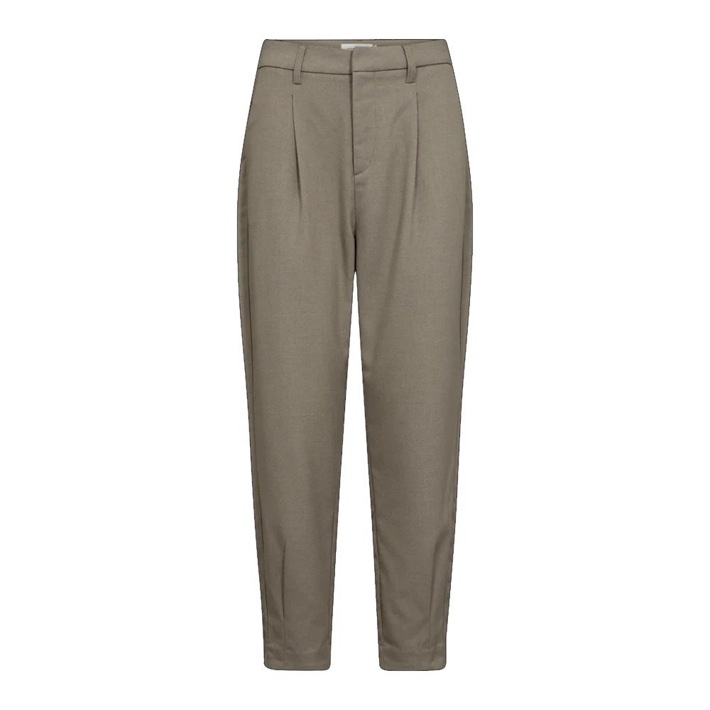 Copenhagen Muse Women's Gray Winter Twig Tailored Trousers - Tapered Trousers - S - Trousers