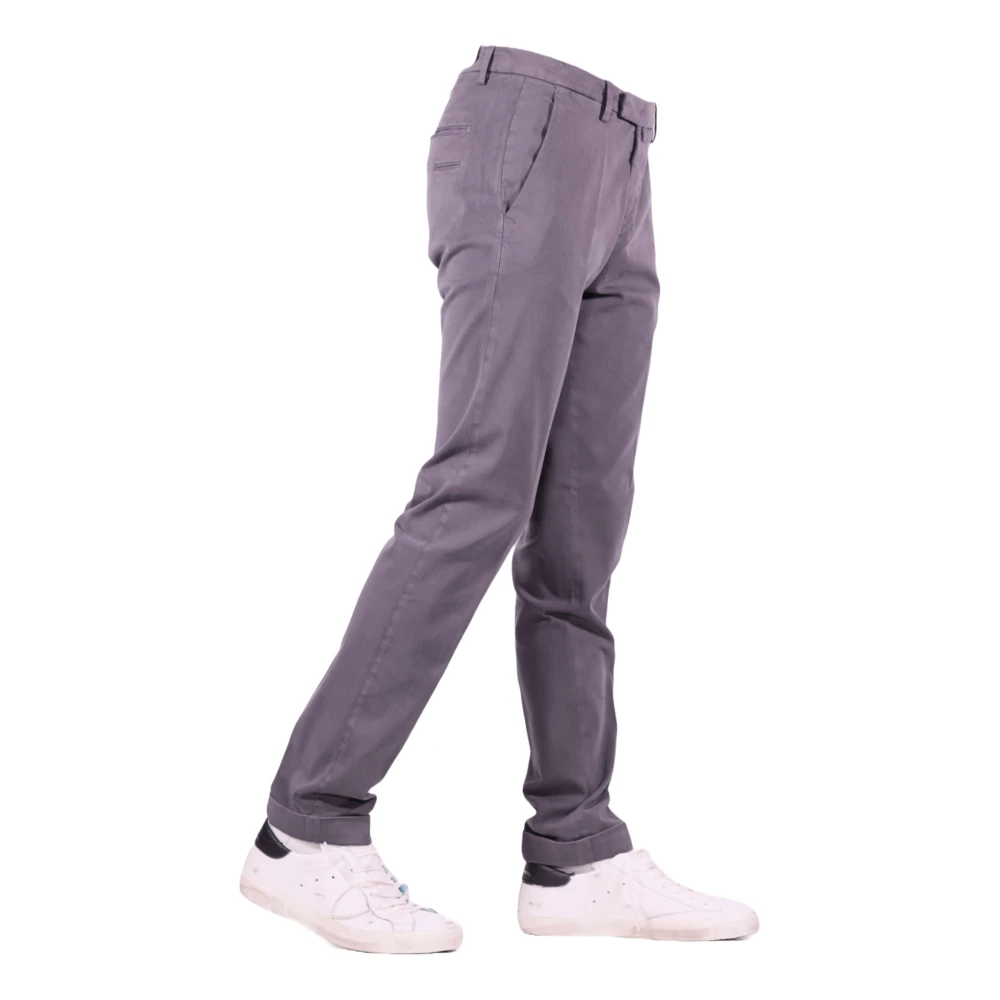 Briglia Stretch Katoen Grijze Broek Gray Heren
