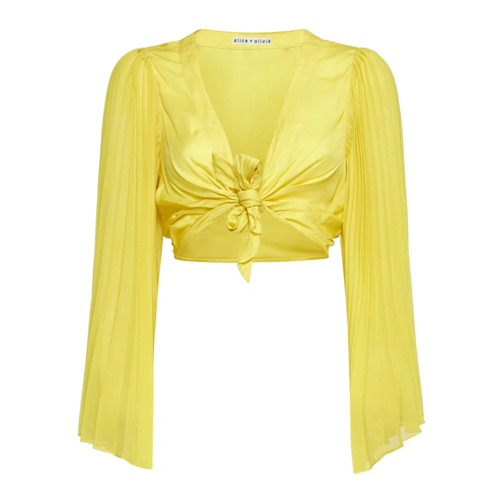 Alice + olivia Stijlvolle Top voor Vrouwen Yellow Dames