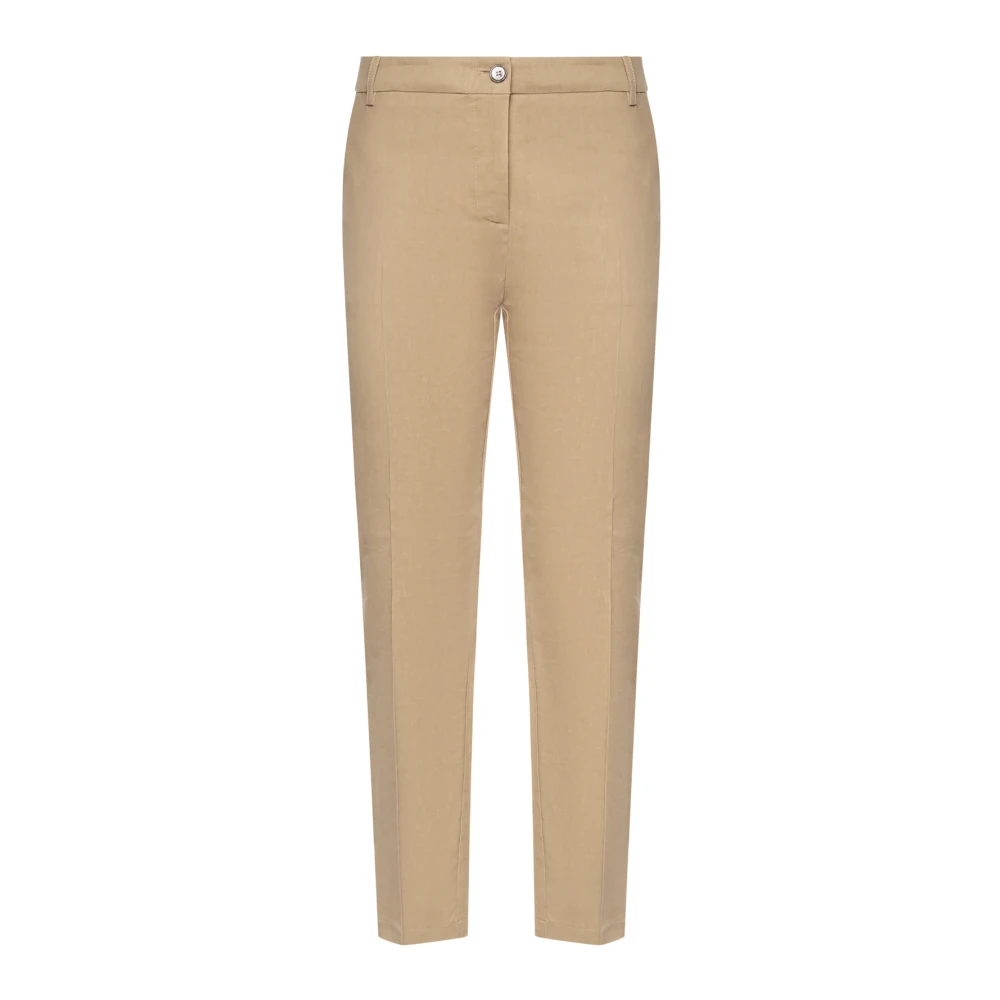 Pinko Women's Beige Slim-Fit Trousers - Slim-Fit Trousers - S - Trousers