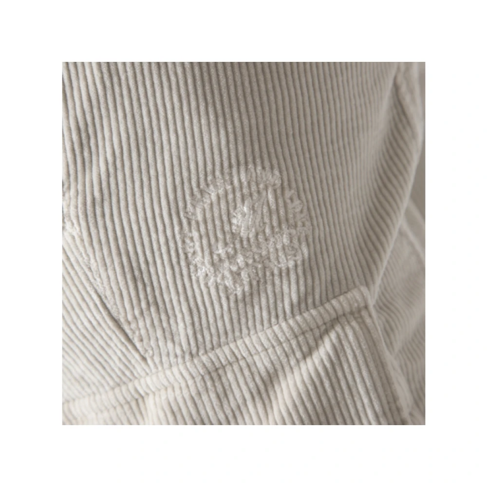 Mason's Cargo Corduroy Broek in Greige White Heren
