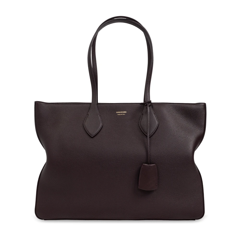 Salvatore Ferragamo Schoudertas Brown Dames
