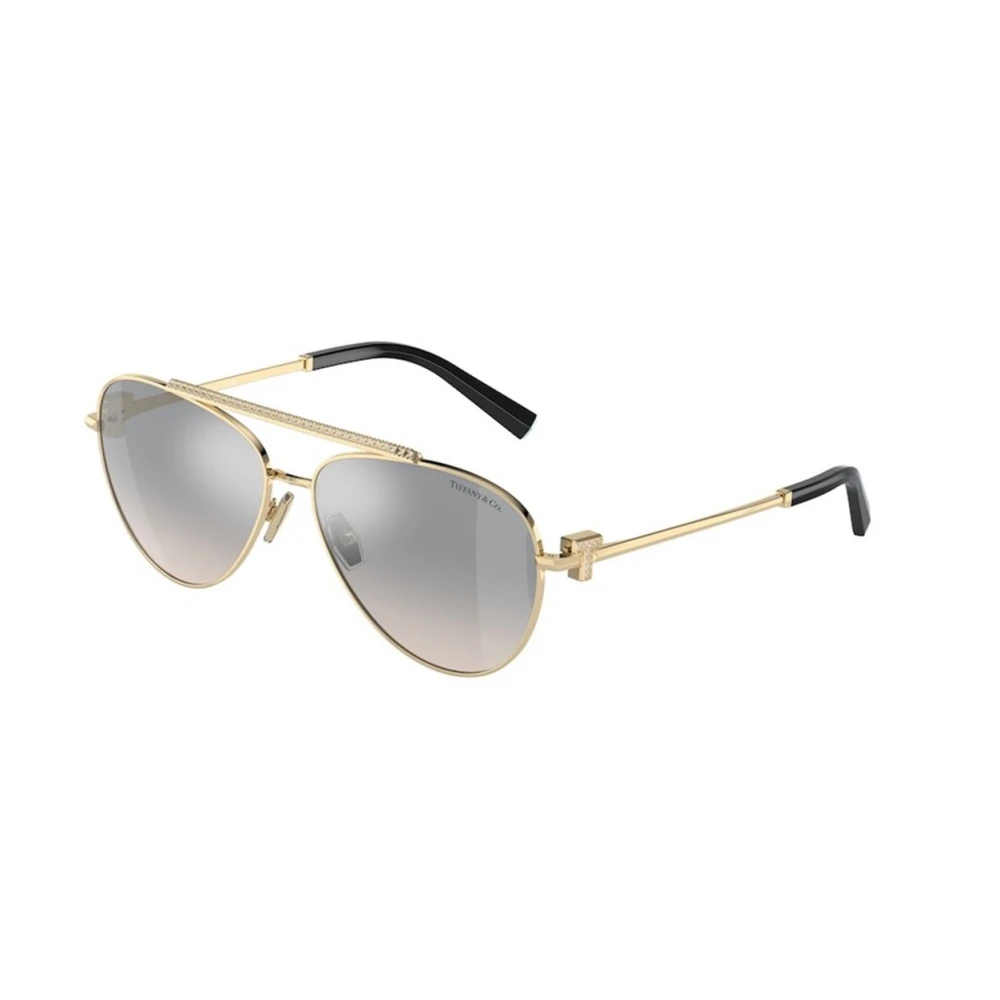 Tiffany Yellow Sunglasses, Unisex,, Blue And Silver Frame Sunglasses Medium