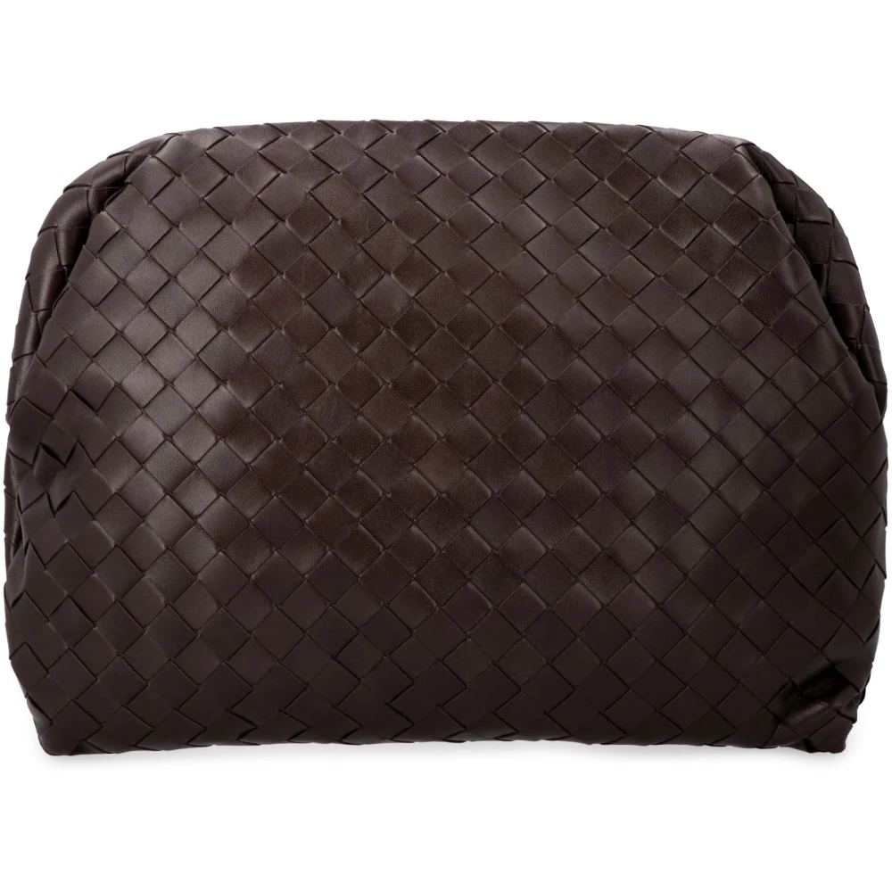 Bottega Veneta Geweven leren clutch Brown Heren