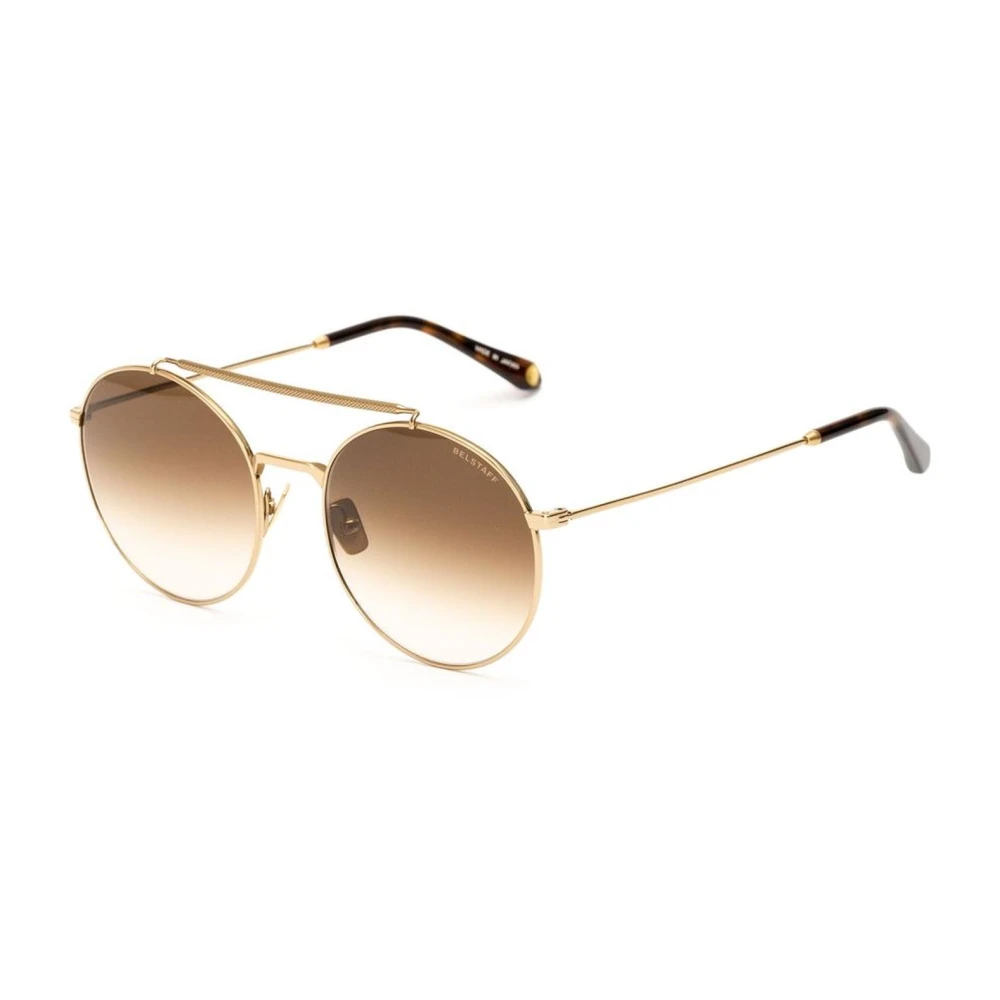 Belstaff Men's Yellow Titanium Sunglasses With Carl Zeiss Lenses