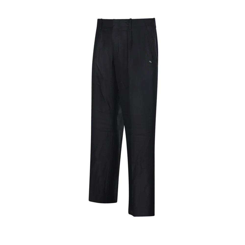 Our Legacy Zwarte Wol Chino Broek Black Heren