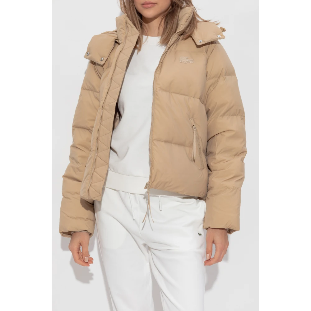 Lacoste Donsjack Beige Dames