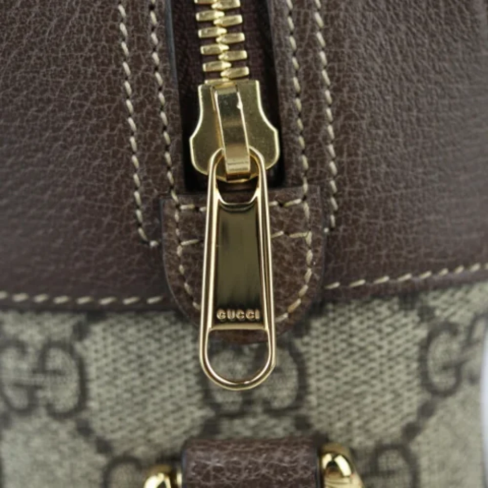 Gucci Vintage Pre-owned Leather shoulder-bags Beige Dames
