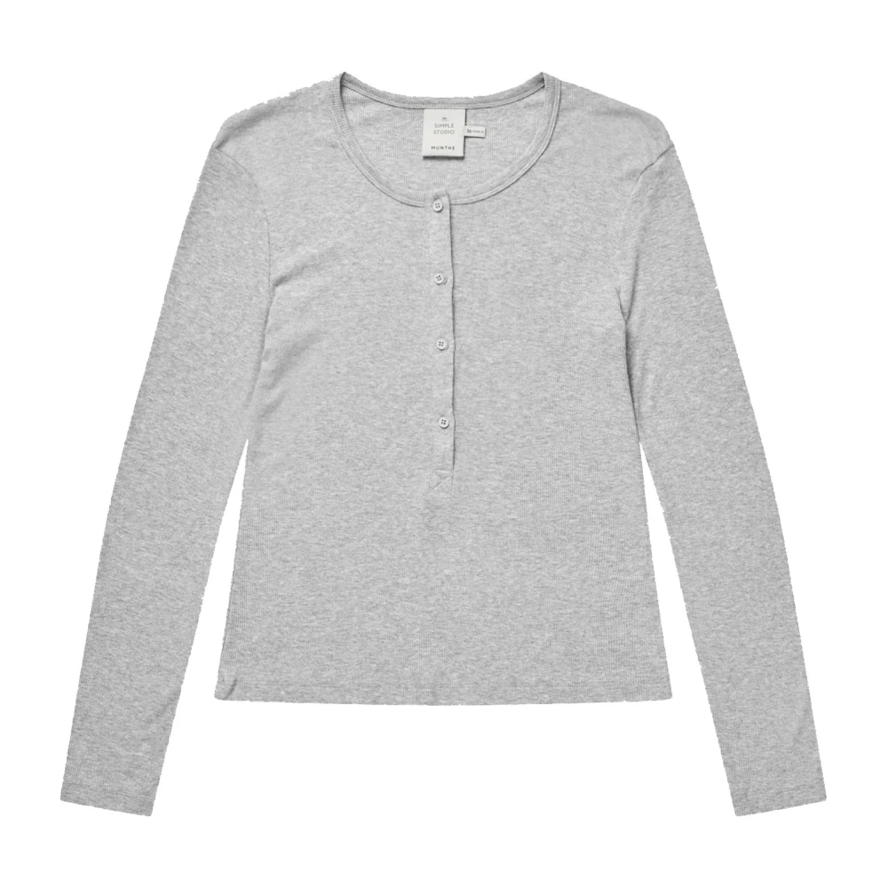 Munthe Vrouw Grijs Long Sleeve Tops