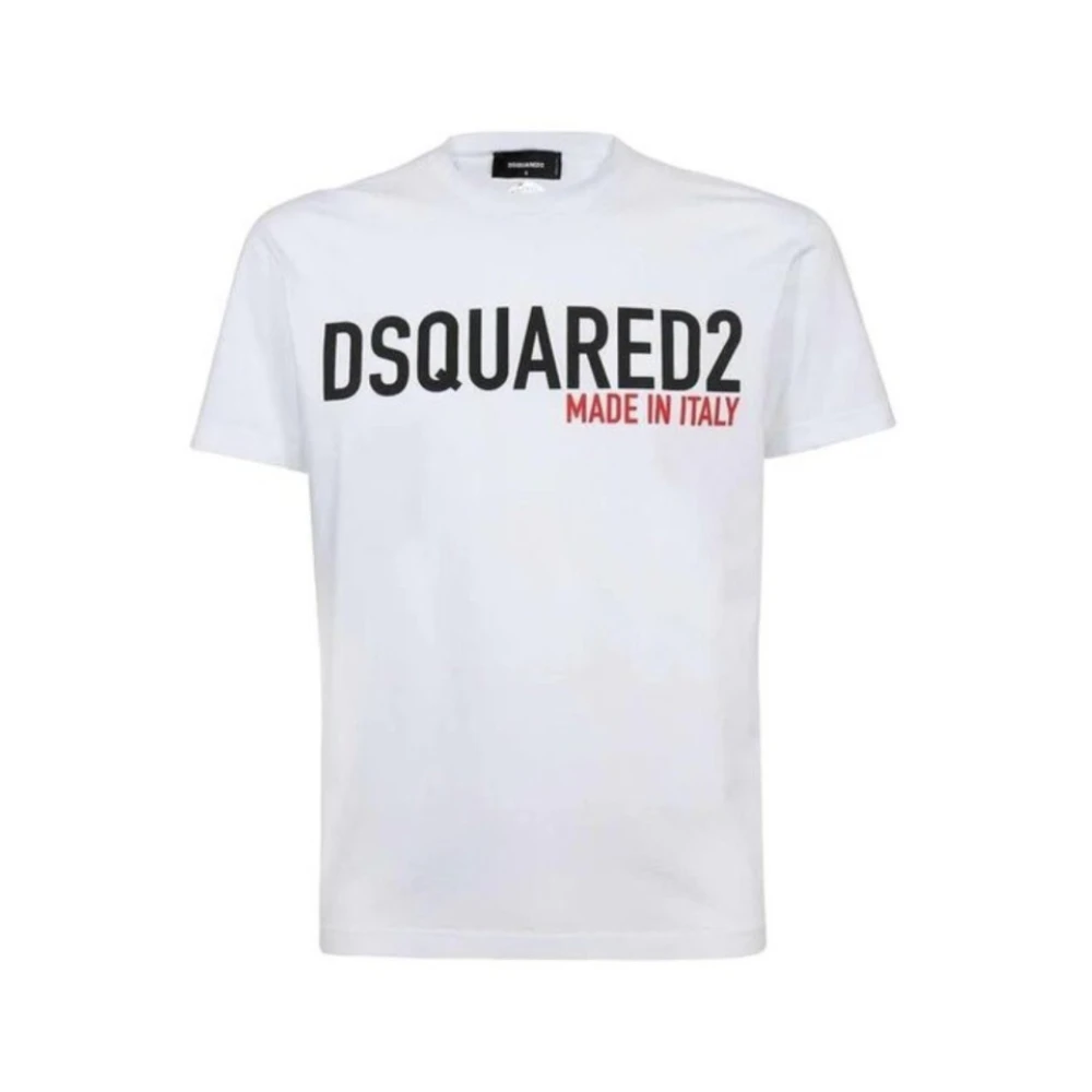 Dsquared2 Men's White T-Shirt Stay Cool - T-Shirts - 2XL - Tops