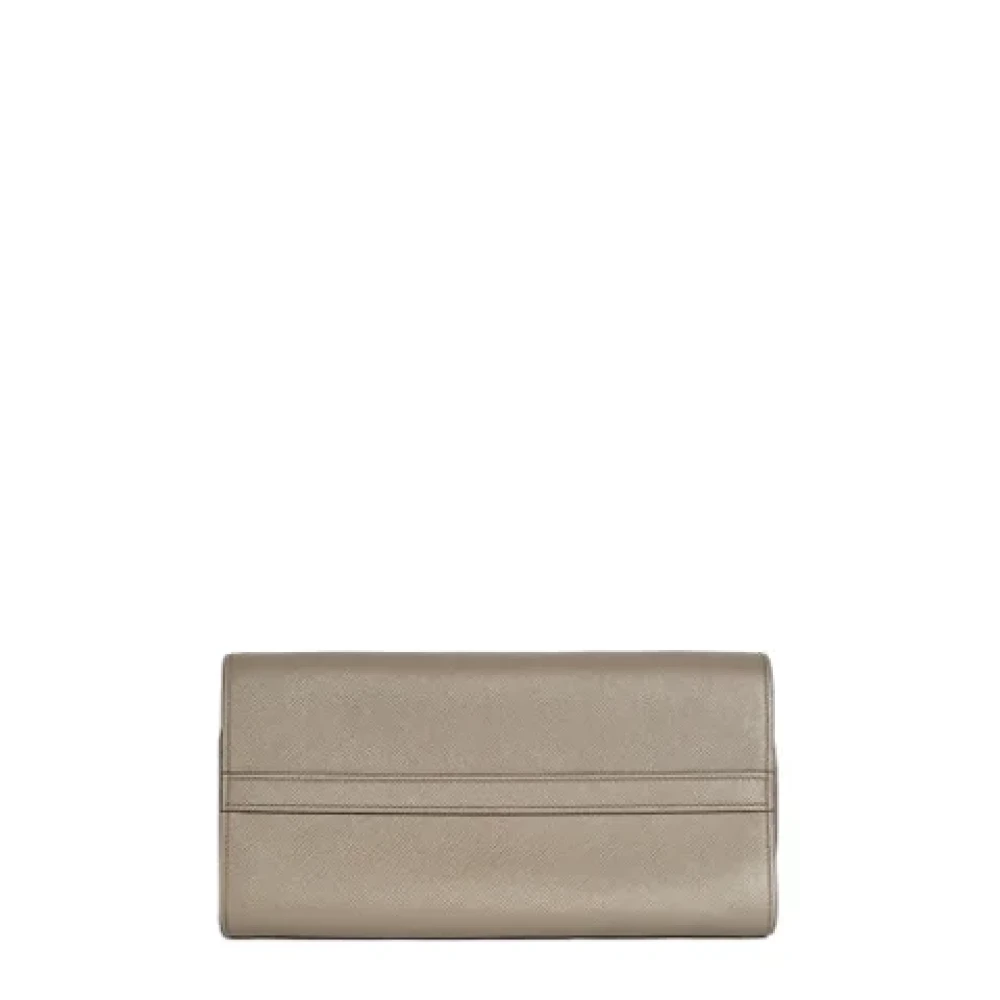 Prada Vintage Pre-owned Leather prada-bags Gray Dames