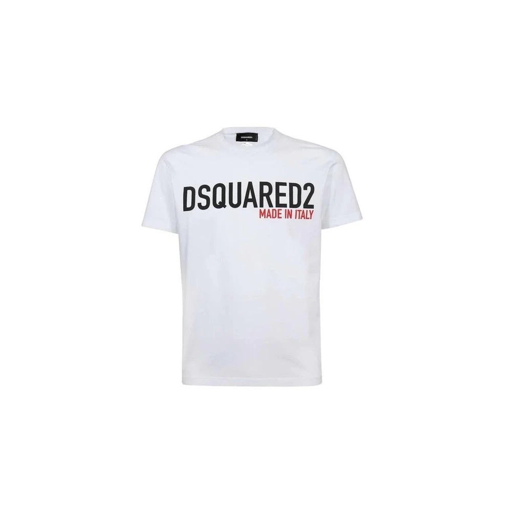 Dsquared2 Witte Cool Fit T-Shirt White Heren