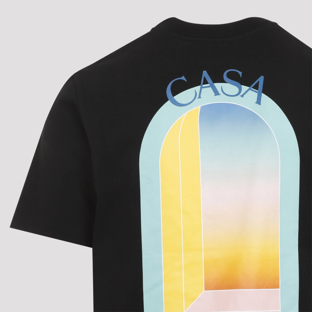 Casablanca Kleurrijk T-shirt Black Heren