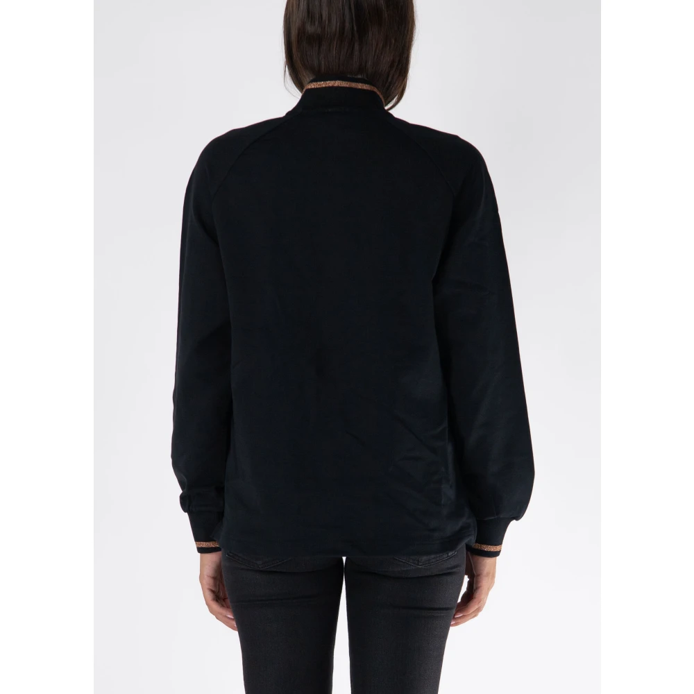 Liu Jo Volledige Rits Hoodie Black Dames