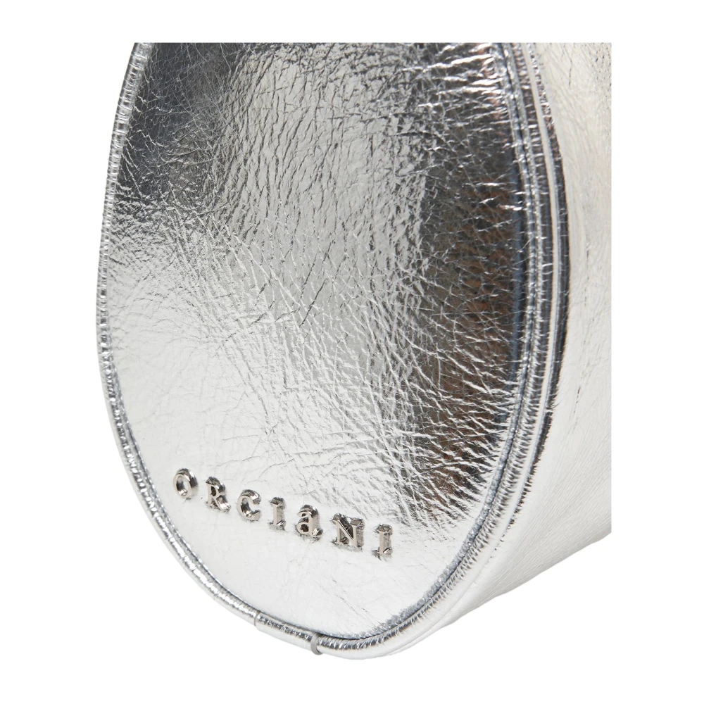 Orciani Zilveren Schoudertas Chic Stijl Gray Dames