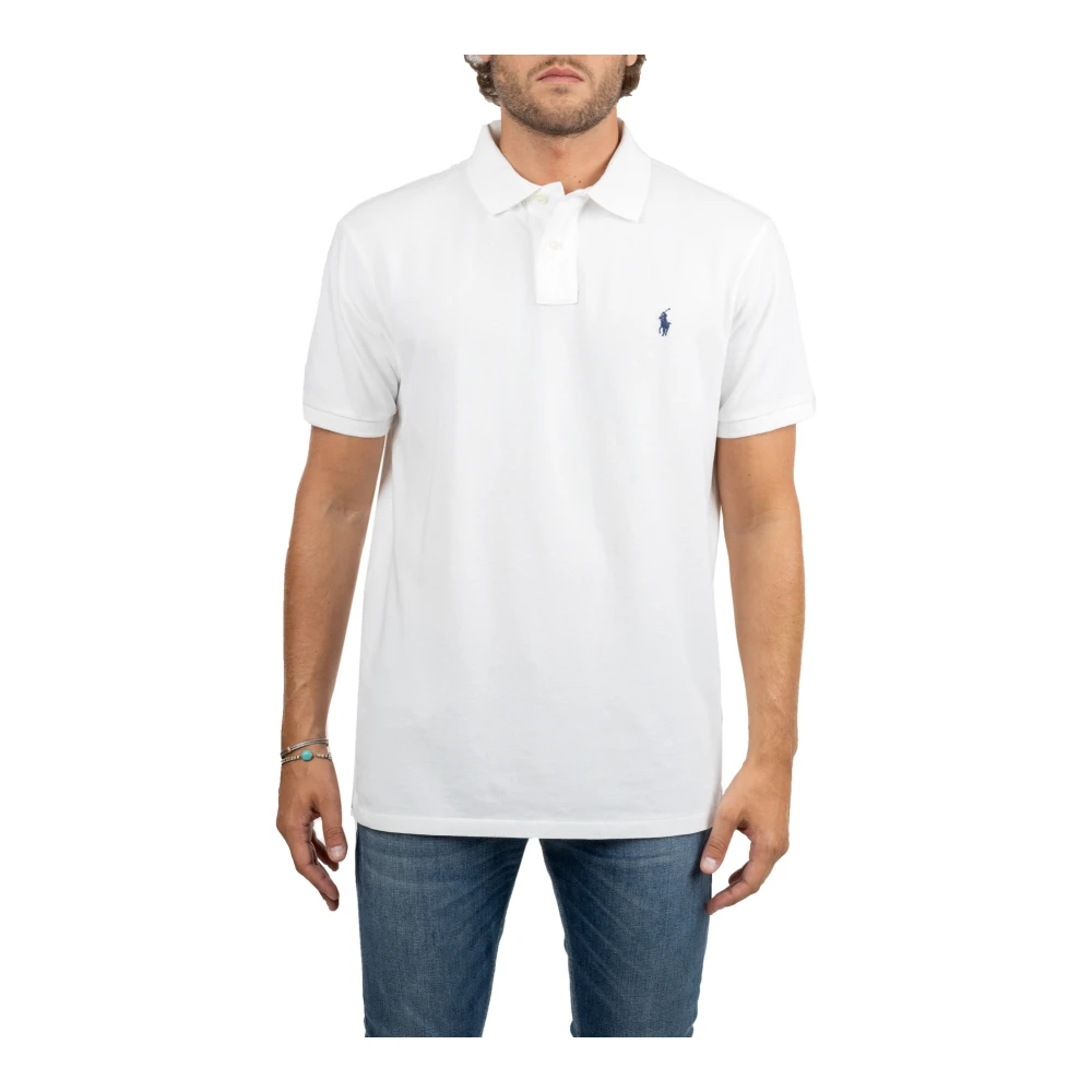 Polo Ralph Lauren Kolom Polo Shirt White Heren