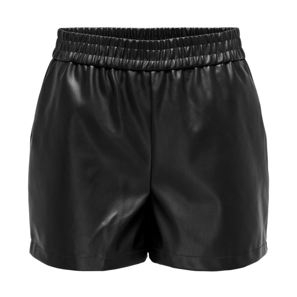 Jacqueline de Yong Leren Dames Shorts Black Dames