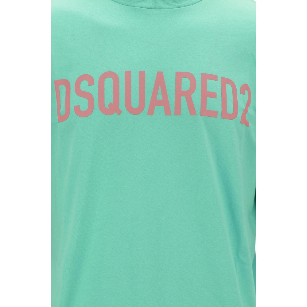 Dsquared2 Heren Slip-On T-Shirt Green Heren